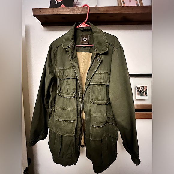 “Timberland” Men’s Medium Army Green Field Jacket - Picture 1 of 5